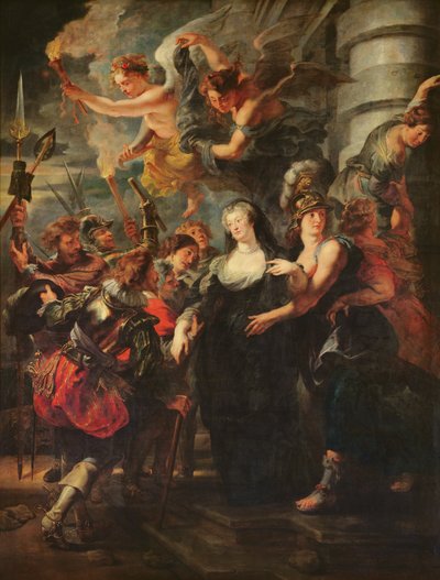 The Medici Cycle: Marie de Medici (1573-1642) Escaping from Blois, 21st-22nd February 1619 by Peter Paul Rubens